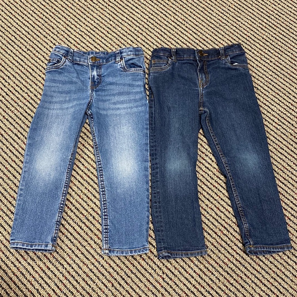 Carters Boys Straight Jeans Size 4/4A Medium/Dark Wash Jeans